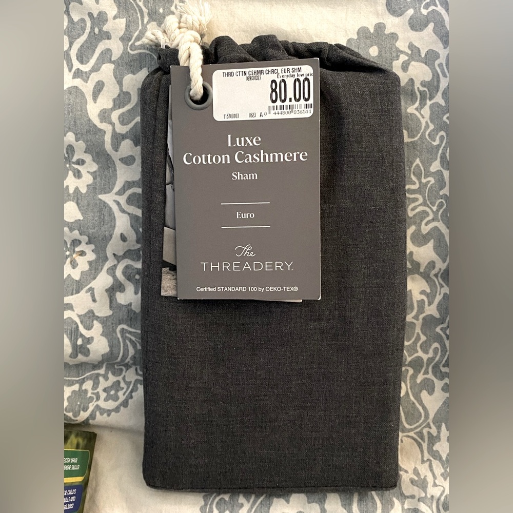 The Threadery Luxe Cotton Cashmere Pillowcases Standard Queen NEW